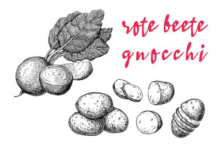 ... SO KOCHST DU ROTE-BEETE-GNOCCHI MIT HIRSCHRAGÙ