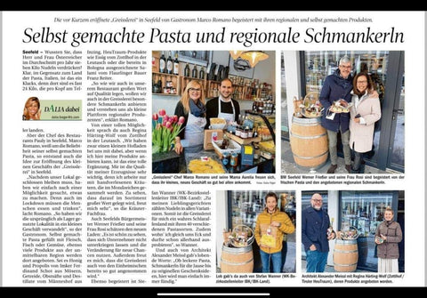 NONNA ELIANA in der kleinen Greisslerei in Seefeld in Tiroll